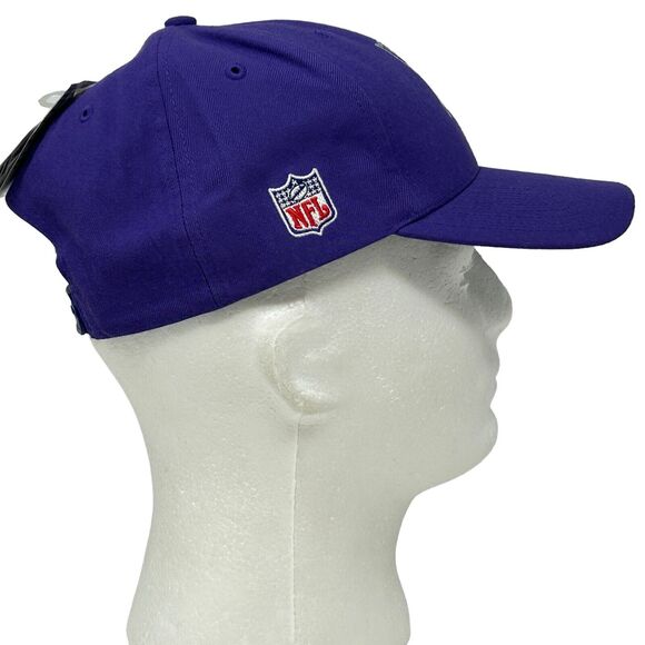 Vintage Minnesota Vikings Hat Baseball Cap Motorola 90s Purple NFL Football New - Picture 7 of 11